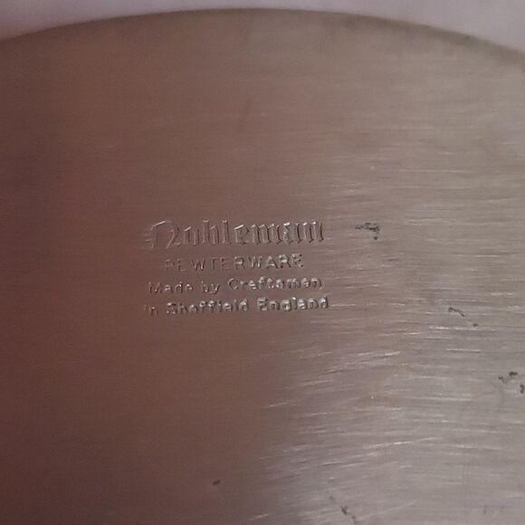 Nobleman Pewter Oval Box pill box trinket jewelry ring box - Picture 2 of 11